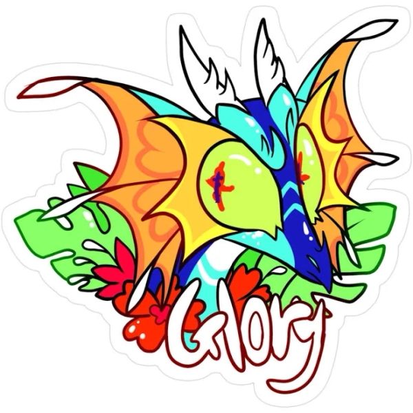 Glory Sticker [Wings Of Fire] Wings Of Fire Sticker