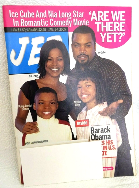 Jet Magazine Jan 24 2005 Ice Cube Nia Long Senator Barack Obama 