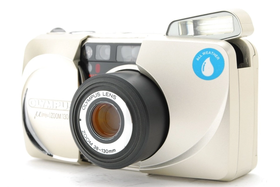 [MINT] Olympus mju μ Zoom 130 Point &amp; Shoot 35mm Compact Film Camera From JAPAN