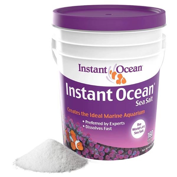 Instant Ocean Marine Fast Dissolving Sea Salt, 160 Gallons