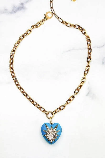 elizabeth cole Heart of Tefiti Necklace