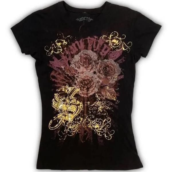 Y2k Graphic Crop Top