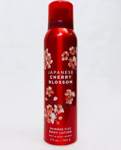 Bath & Body Works Japanese Cherry Blossom Shimmer Fizz Body Lotion