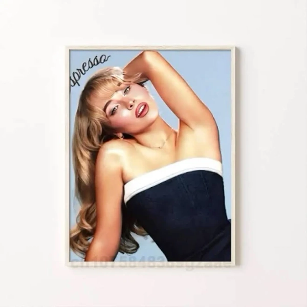 Singer S-sabrina carpenter Poster Wall Art Printing Waterproof Home Living Bed Room Bar Aesthetic