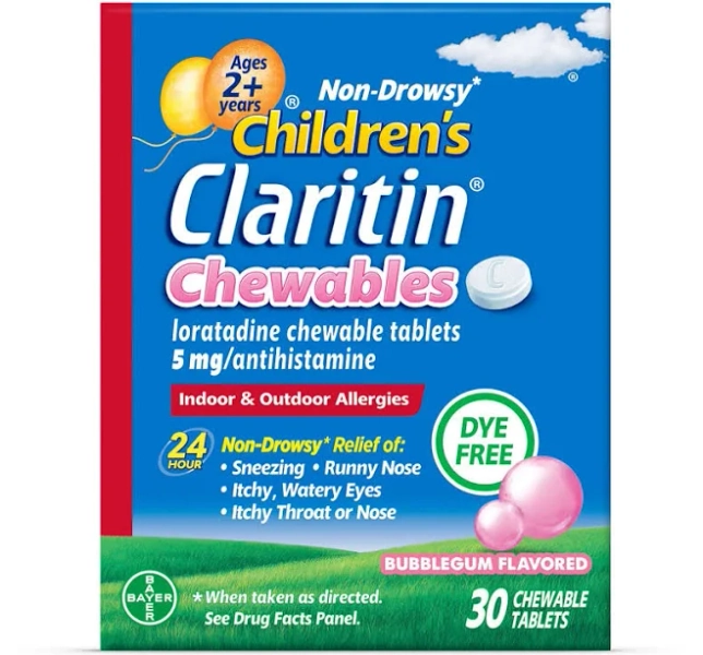 Claritin Children's 24 Hour Allergy Chewable Tablets
