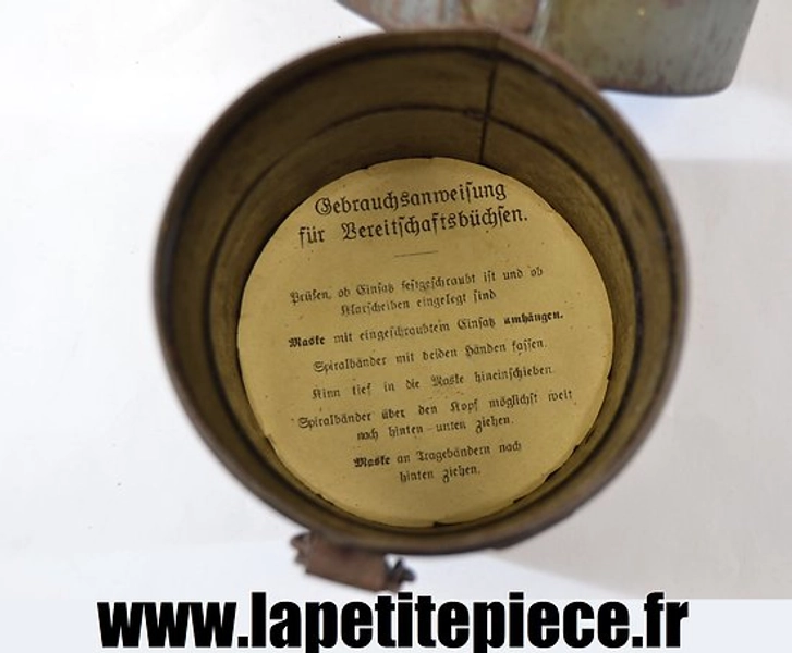 Gasmask Canister instructions