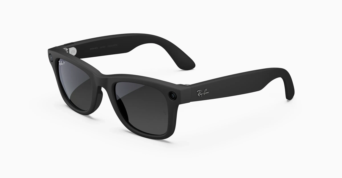 Ray-Ban Meta Wayfarer (Gen 2) Matte Black AI Glasses with Polarized Graphite Gradient Lenses | Meta Store