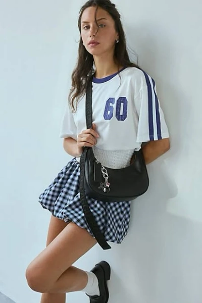 BAGGU Women's Crescent Recycled Leather Bag