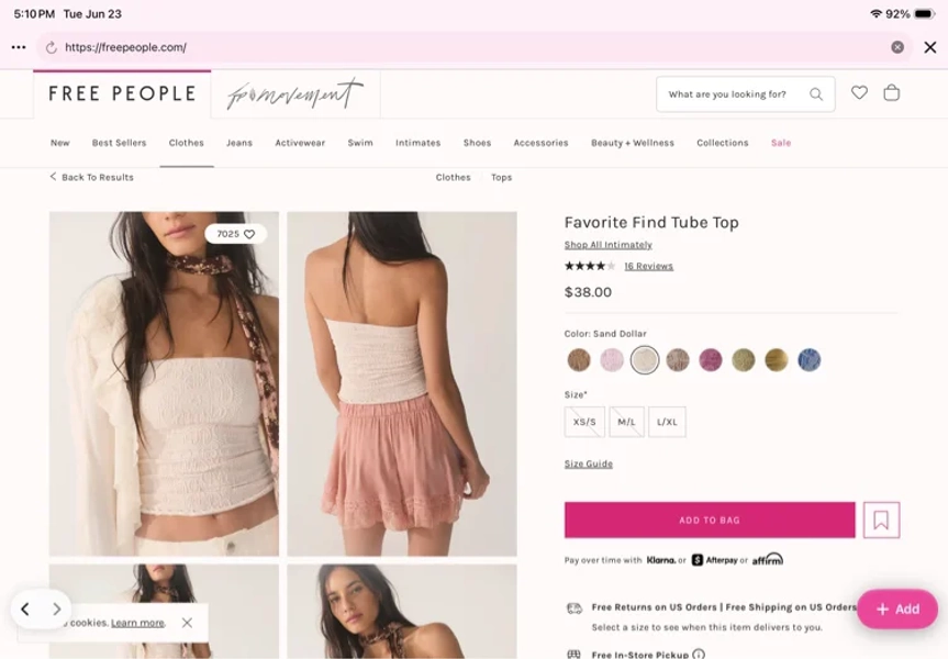 Favorite Find Tube Top