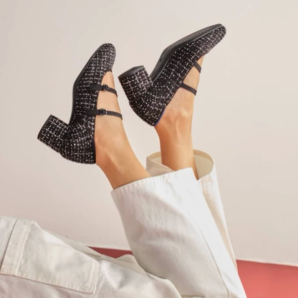 Rothy's Women's Double Buckle Mary Jane Pumps