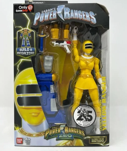 Power Rangers Zeo Legacy Collection Yellow Ranger