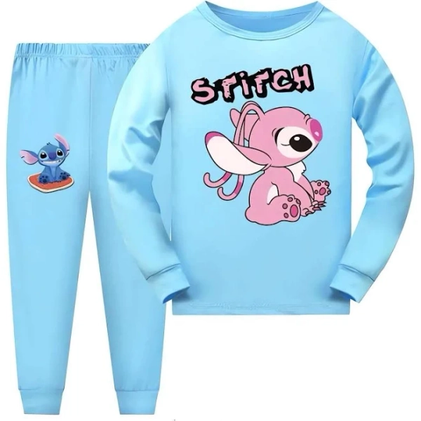 Stitch Pajamas Pants | Stitch Merch Light Blue / L