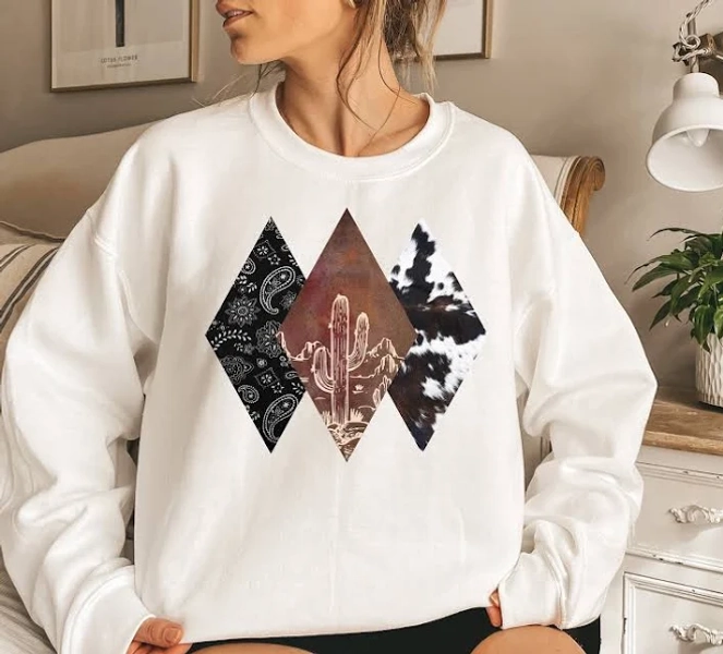 Country Girl Western Crewneck Sweatshirt