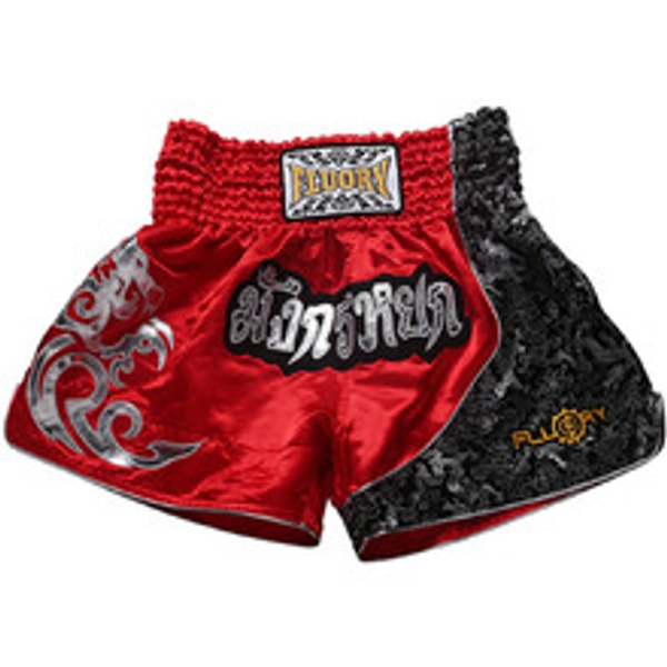 Fluory Dragon Red Muay Thai Shorts