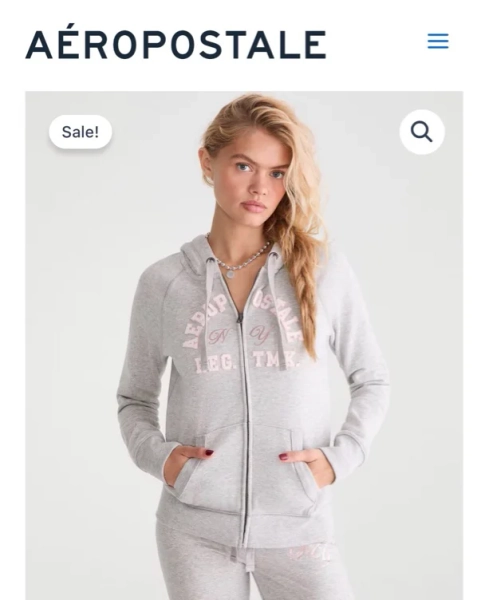 Aeropostale NY Full-Zip Hoodie