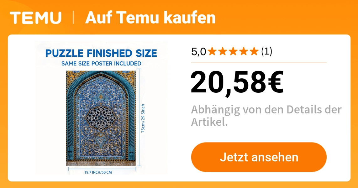 1000 stück arabischer stil puzzle komplexes islamisches - Temu Germany