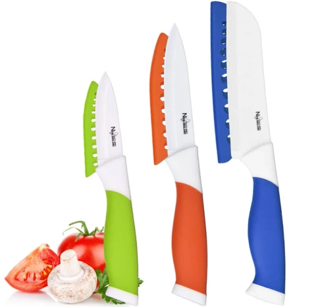 New England Cutlery 3 Piece Ceramic Essential Set