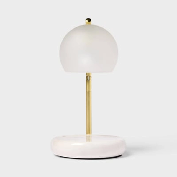 Candle Lamp Warmer White Frosted - Threshold™