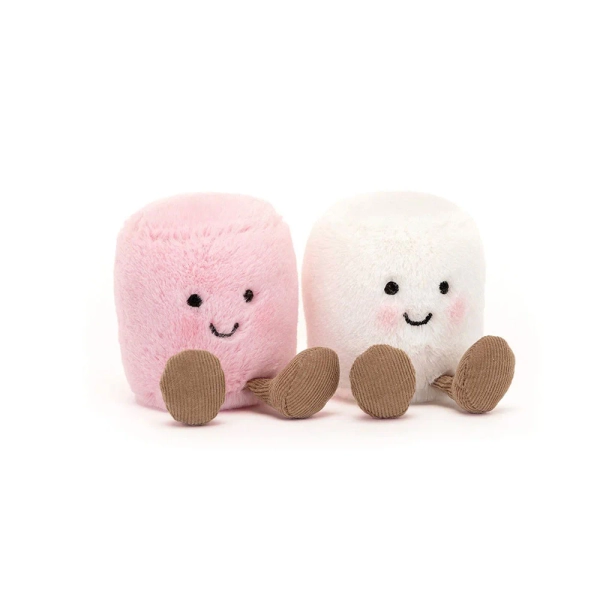 Amuseables Pink and White Marshmallows - Jellycats Official Store