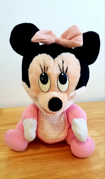 Vintage original 1980's Disney Babies Minnie Mouse plush toy