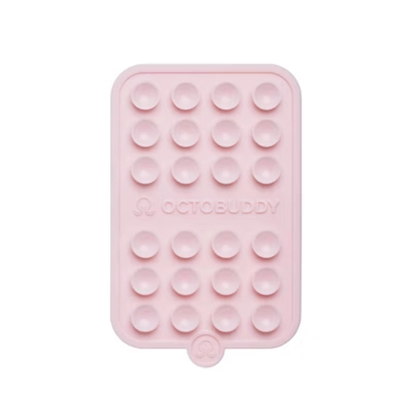 Octobuddy Silicone Suction Cup Phone Case Mount Double-Sided - Chalk Pink