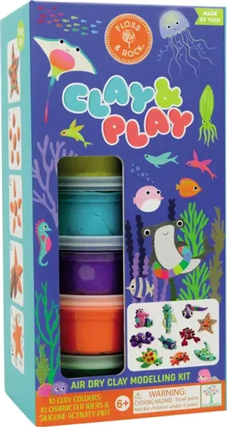 Ocean Clay & Play AIr Dry Clay Modeling Kit