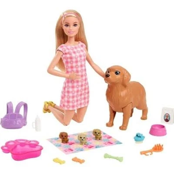 Barbie Newborn Pups Playset
