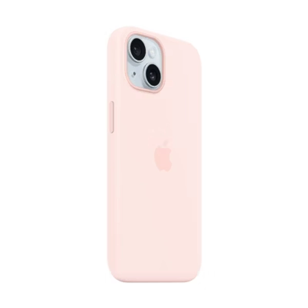 Apple iPhone 15 Silicone Case with MagSafe - Light Pink