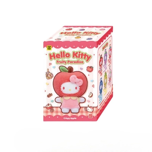 TOPTOY HelloKitty Fruity Paradise Series Vinyl Plush Blind Box Cute Toy Gift
