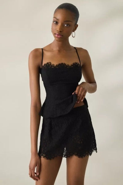 AFRM Presley Lace Micro Mini Skirt