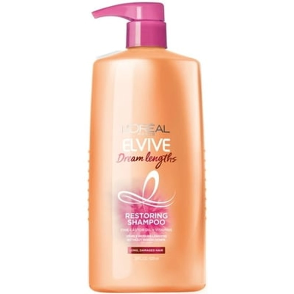 L Oréal Paris L Oreal Paris Elvive Dream Lengths Restoring Repairing Shampoo  Damaged Hair  28 fl oz