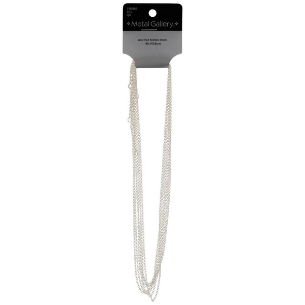 Chain Necklaces Value Pack - 16"