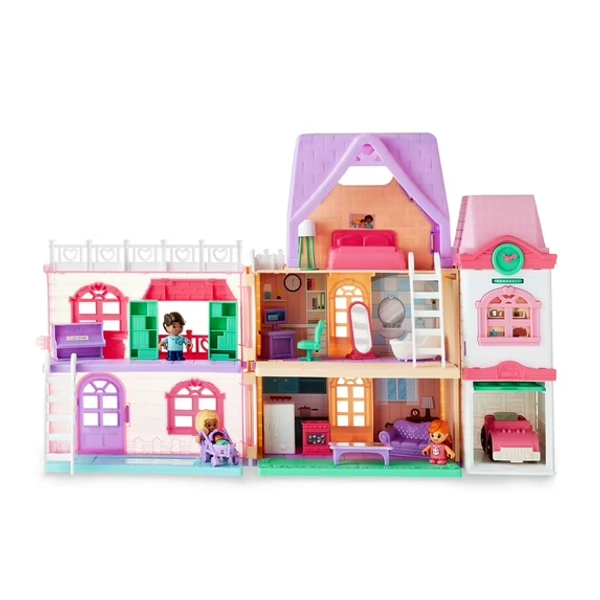 Kid Connection Doll House Play Set, 28 Pieces