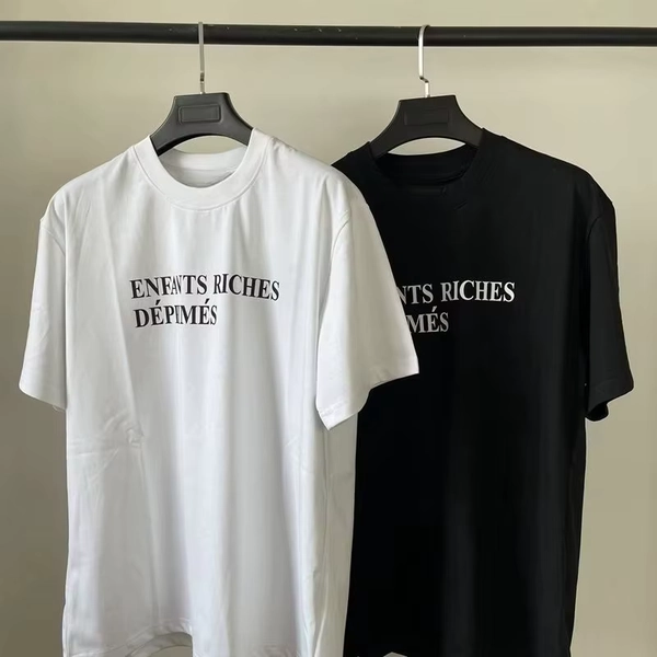 Verão erd retro nicho na moda marca carta em torno do pescoço impressão slogan feminino solto de manga curta algodão camiseta rua wear - AliExpress 