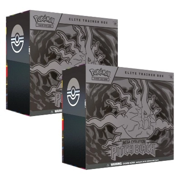 Pokemon ME5 Mega Evolution Pitch Black Elite Trainer Boxes (2-Pack)