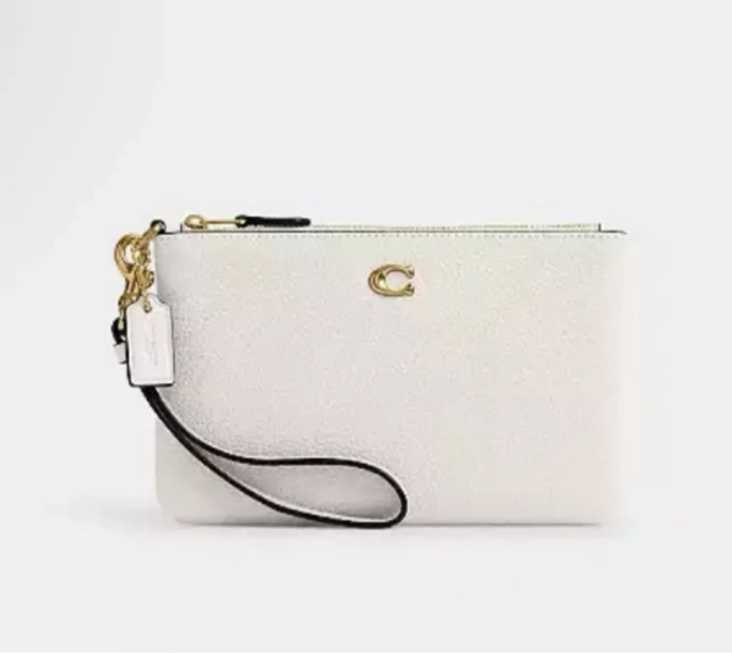 Brass/Black Essential Small Wristlet