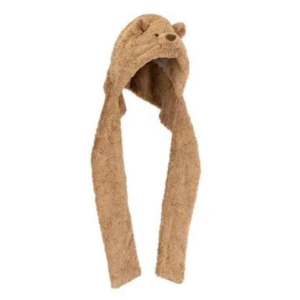 Exclusive Jellycat Bartholomew Bear Bundlesnug Hat Hooded Scarf Best Gift