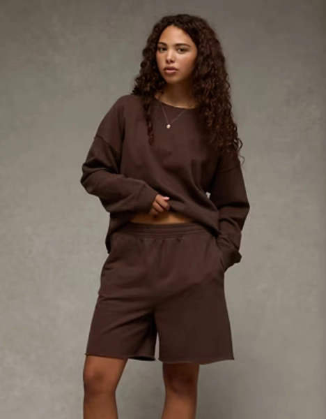 AE Everyday Luxe High-Waisted Sweat Short