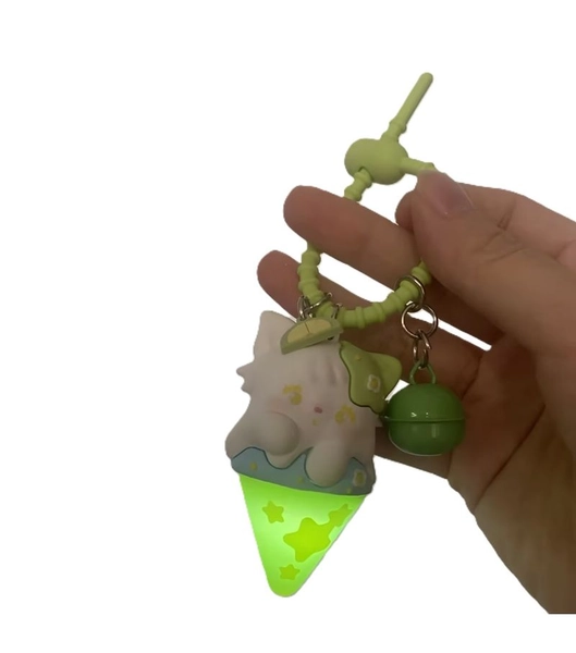 Mikko Summer Series Lime LED Ice Cream Keychain