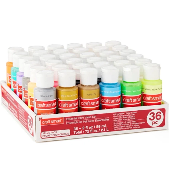 Craft Smart Essential Paint Value Set