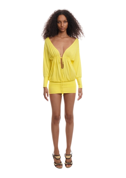 ELLE DRESS IN YELLOW - Sunshine / XS