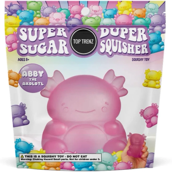 Top Trenz Super Duper Sugar Squisher Abby the Axolotl