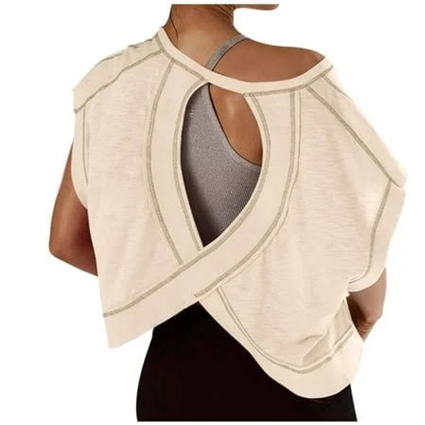 Women's Open Back Workout Tops
