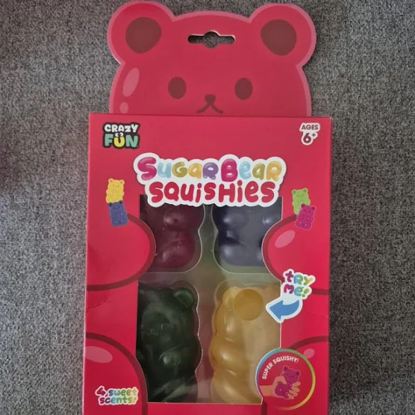 Five Below Multicolor Sugar Bear Squishies Learning Toy