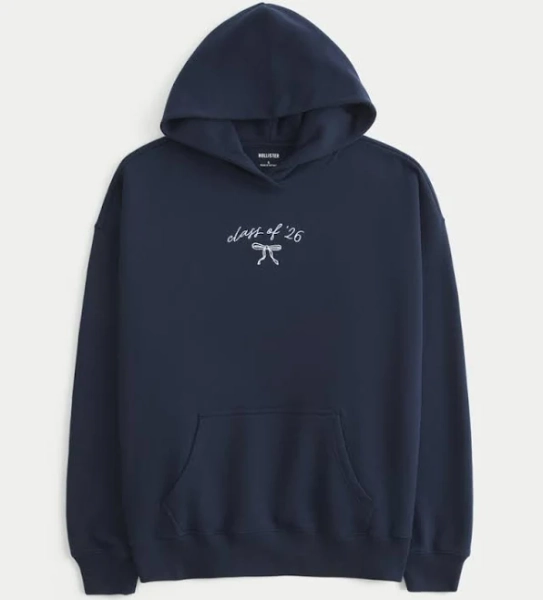 Hollister Women's Oversized Class of '26 Graphic Hoodie