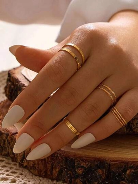 10pcs Creative Alloy Ring Set