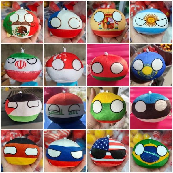 70 styles 10cm Country Ball Plush Toys Polandball Pendant Country Balls Countryball Stuffed Doll Toy Christmas Gift for Kids - AliExpress 