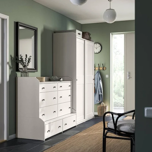 IKEA HAUGA Storage Combination with Drawers