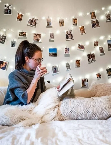 Photo Clip String Lights: 30ft Warm White LED Fairy Lights