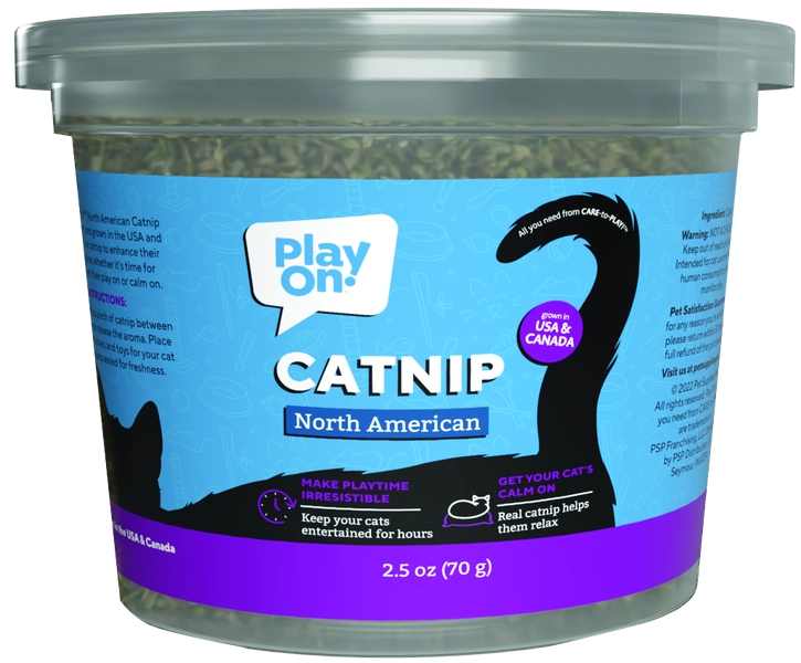 Play On North American Catnip Tub, 2.5 Ounces